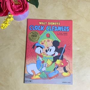 Brand New Linen Style Classic Mickey Mouse Book